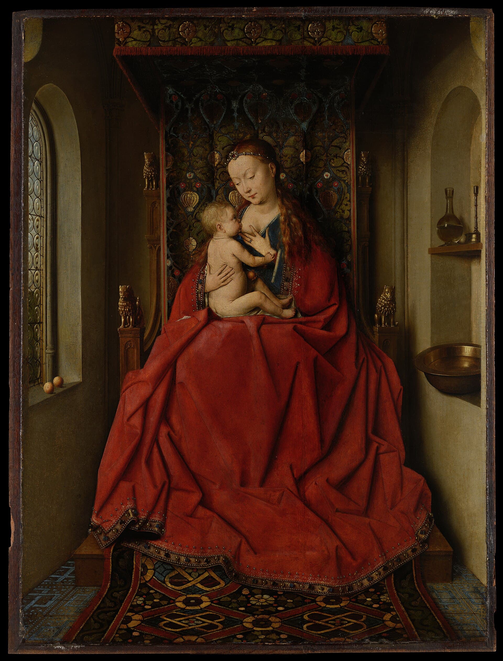 Contextual image of Jan van Eyck - Lucca Madonna - Google Art Project